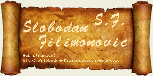 Slobodan Filimonović vizit kartica